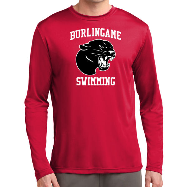 Burlingame Swimming Team Long Sleeve PosiCharge Competitor Tee Thumbnail