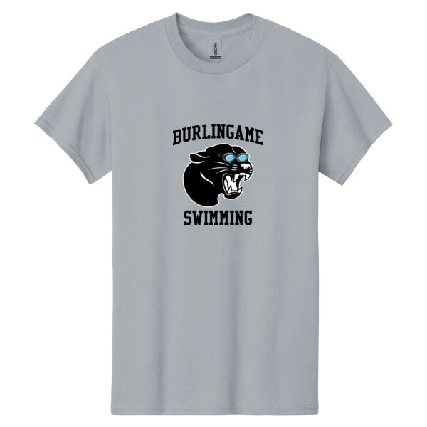 Burlingame Swimming Team Heavy Cotton 100% Cotton T Shirt Thumbnail