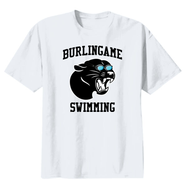 Burlingame Swimming Team Youth Heavy Cotton 100% Cotton T Shirt Thumbnail